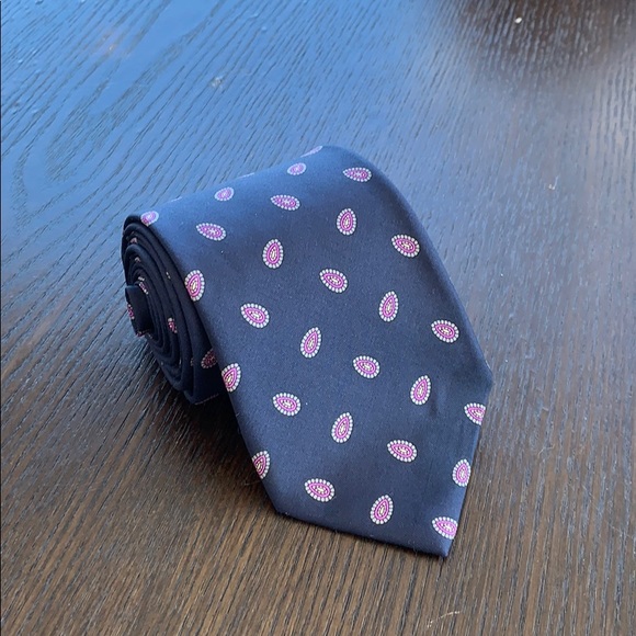 Robert Talbott Other - Robert Talbott Navy Paisley Silk Italian Tie